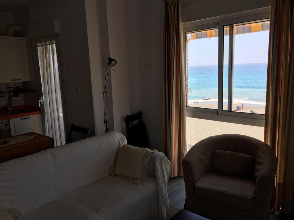 Algarrobo Costa Primera Linea De Playa Duplex Kültér fotó